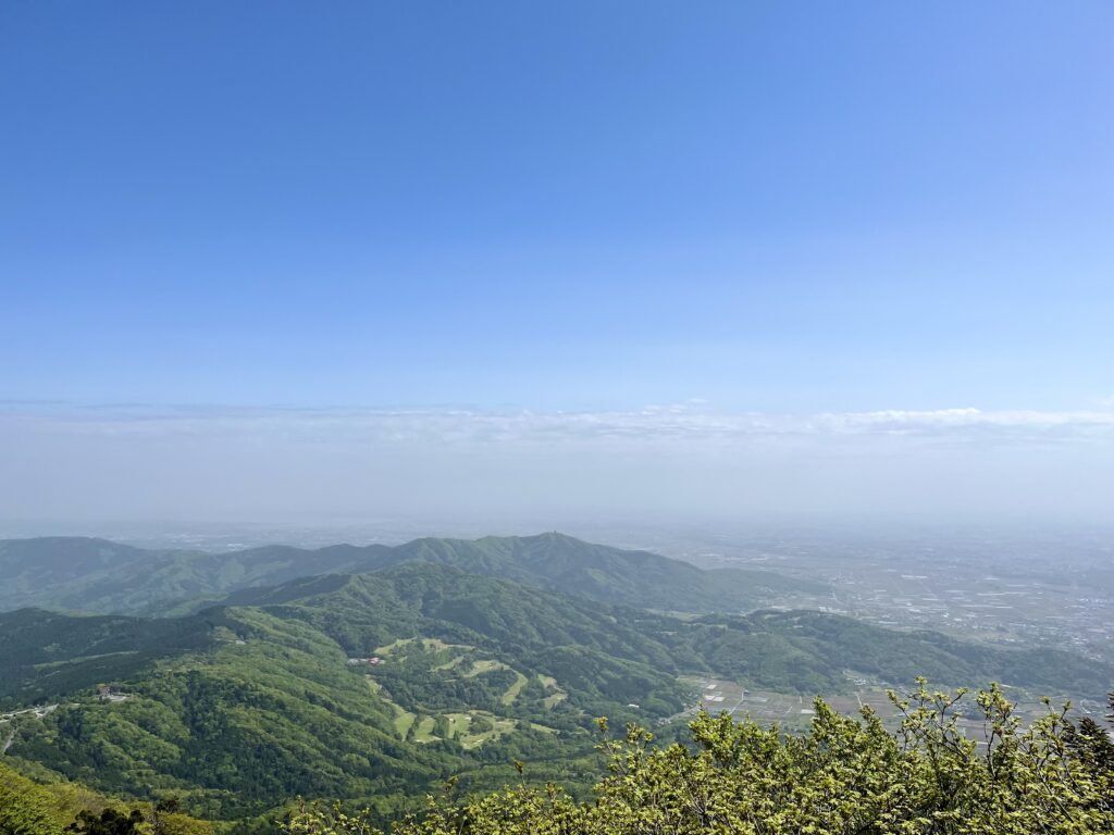 筑波山山頂からの景色