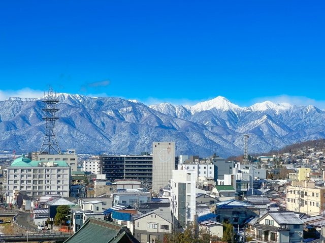 長野県松本市の市街地