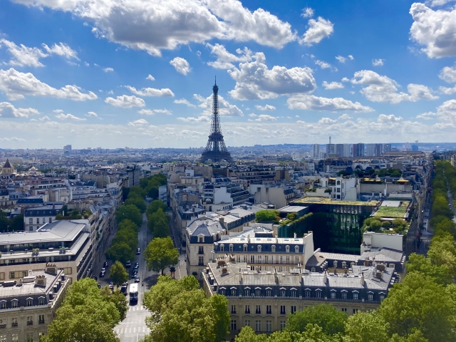 フランス、パリの街並み