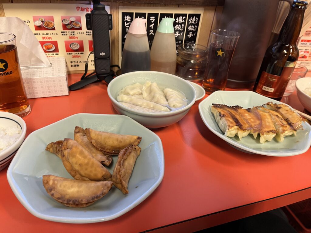 宇都宮の名店みんみんの餃子