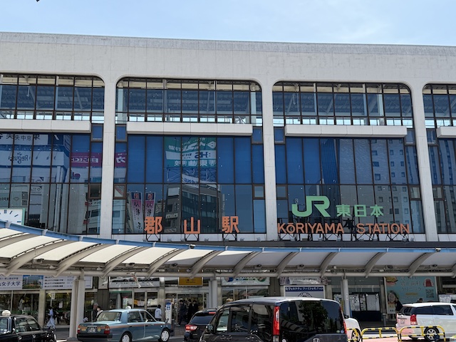 郡山駅前の風景
