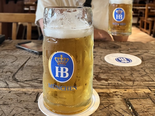 ホフブロイハウスのビール