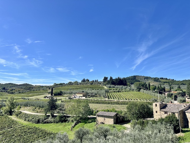 イタリア、トスカーナ地方の田舎の風景