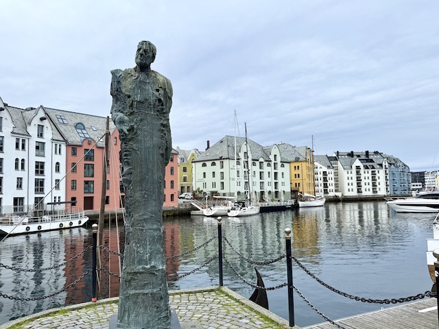 ノルウェーのアール・ヌーヴォーが有名な都市、オーレスン