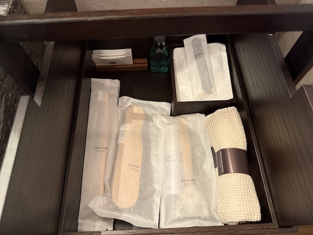 HOTEL THE MITSUI KYOTOのアメニティ