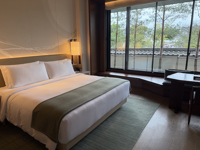 HOTEL THE MITSUI KYOTOのベッド