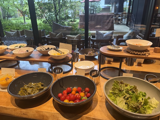 HOTEL THE MITSUI KYOTOの朝食ビュッフェ