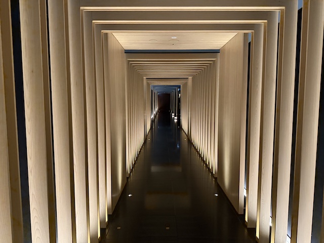 HOTEL THE MITSUI KYOTOのスパに続く道