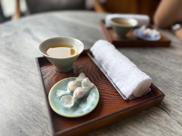 HOTEL THE MITSUI KYOTOのウェルカムサービス