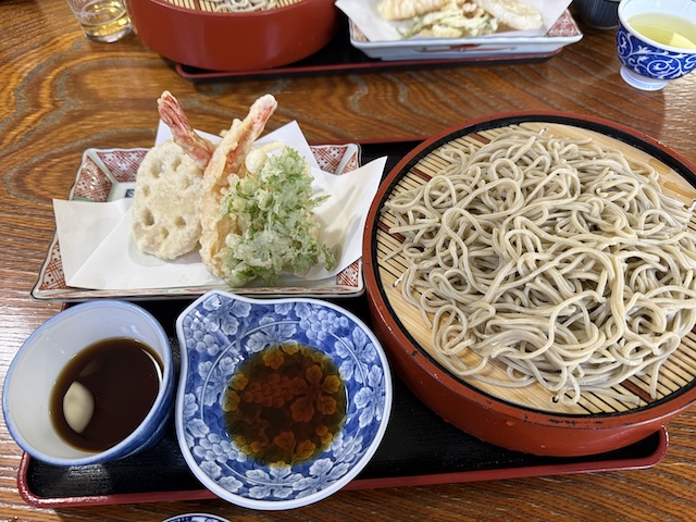 そば処とみやの天せいろそば