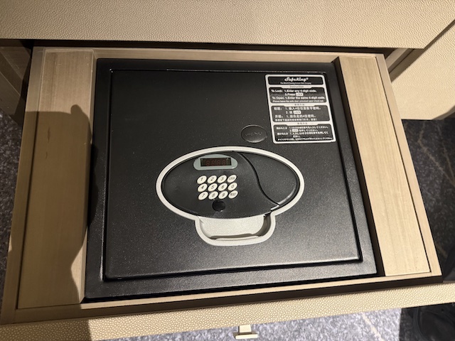名古屋マリオットアソシアホテルの客室金庫